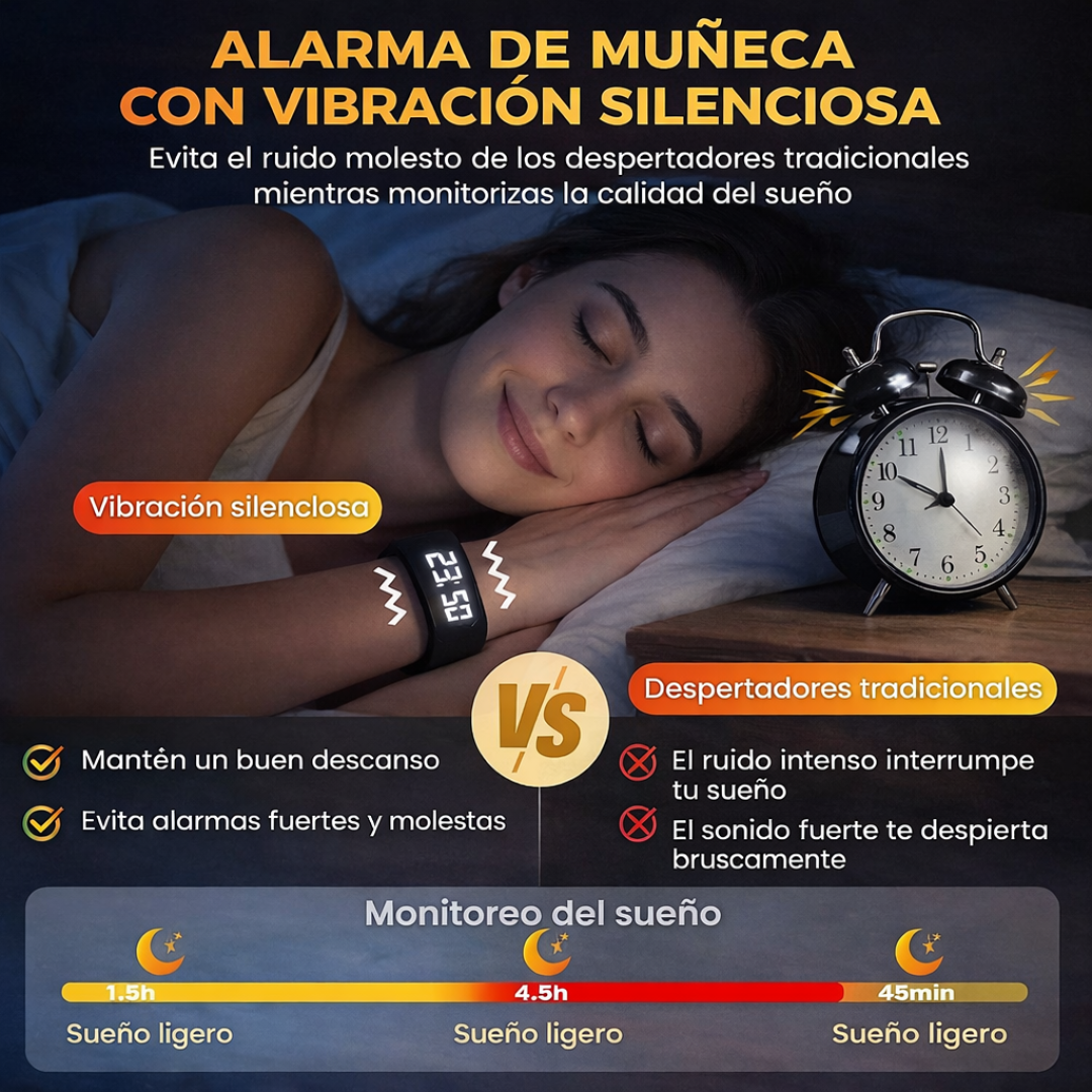 Pulsera Despertador con Vibración